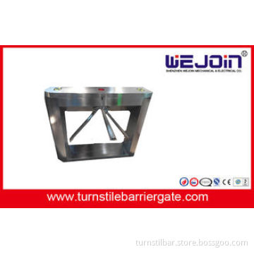 Waist High Tripod Turnstile Barrier Gate Stainless Steel for restaurants , hotel